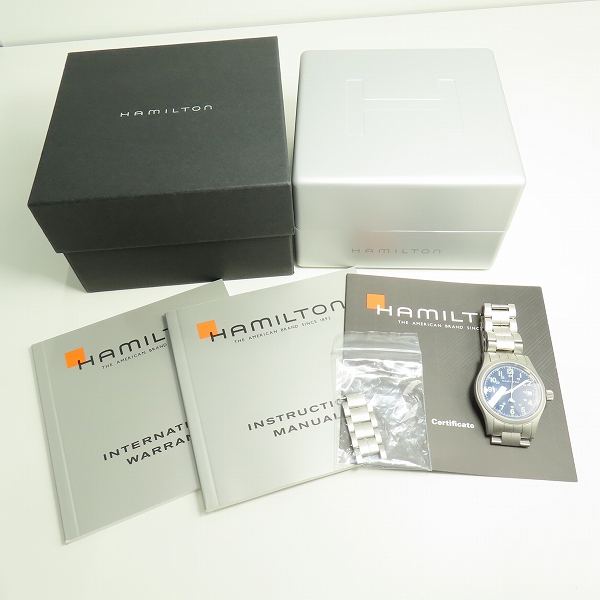 実際に弊社で買取させて頂いたHAMILTON/ハミルトン Khaki Field King Quartz Watch/カーキ フィールド キング クォーツ 腕時計/ウォッチ 【動作未確認】の画像 7枚目