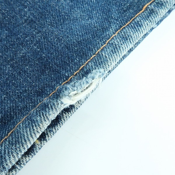 実際に弊社で買取させて頂いたEVISU/エヴィス NO.2 野球ボール刺繍 カモメ Lot.2001/32×35の画像 9枚目