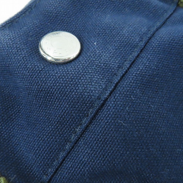 実際に弊社で買取させて頂いたHERMES/エルメス エールライン コットン トートバッグ/ハンドバッグの画像 9枚目