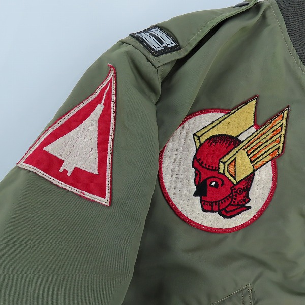 実際に弊社で買取させて頂いたBUZZ RICKSON'S/バズリクソンズ L-2B ワッペン フライトジャケット BR11132 /Mの画像 9枚目