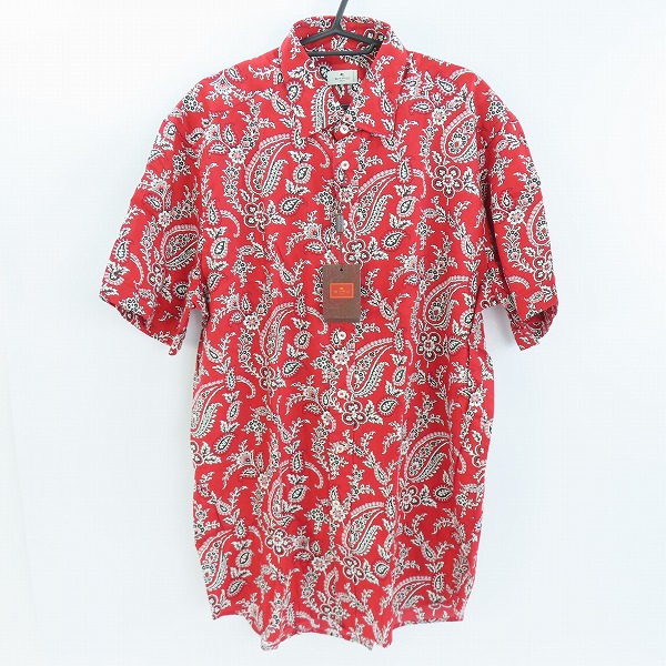 実際に弊社で買取させて頂いた【未使用】ETRO/エトロ ペイズリー柄 半袖シャツ 221-1K445-4722/43