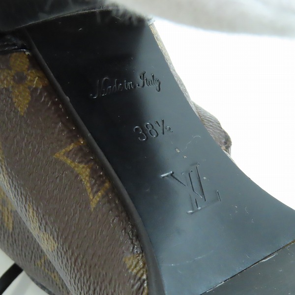 実際に弊社で買取させて頂いたLOUIS VUITTON/ルイヴィトン モノグラム スタートレイルライン ブーツ 38.5の画像 6枚目