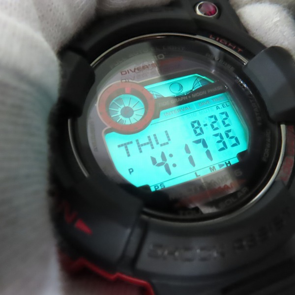 実際に弊社で買取させて頂いたG-SHOCK/Gショック FROGMAN/フロッグマン 2011年バーゼル 限定200個 腕時計 GWF-T1000BS-1JRの画像 5枚目