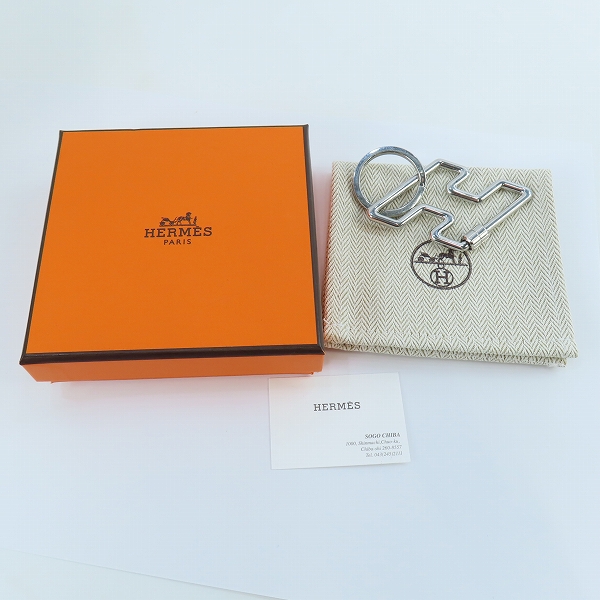 実際に弊社で買取させて頂いたHERMES/エルメス H トゥ スピード キーリング 077245FJの画像 7枚目