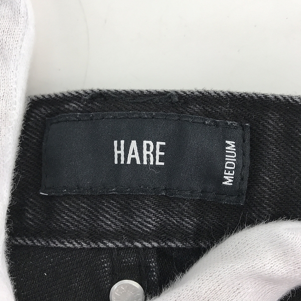 実際に弊社で買取させて頂いたHARE/ハレ デニム ブーツカットパンツ HA010023TO/Mの画像 2枚目