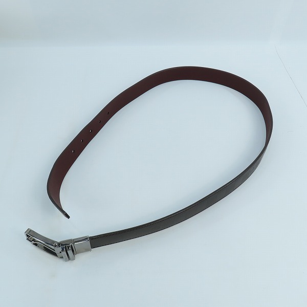 実際に弊社で買取させて頂いたLOUIS VUITTON/ルイヴィトン サンチュールスタンプ ダミエアンフィニ レザー ベルト M9787の画像 7枚目