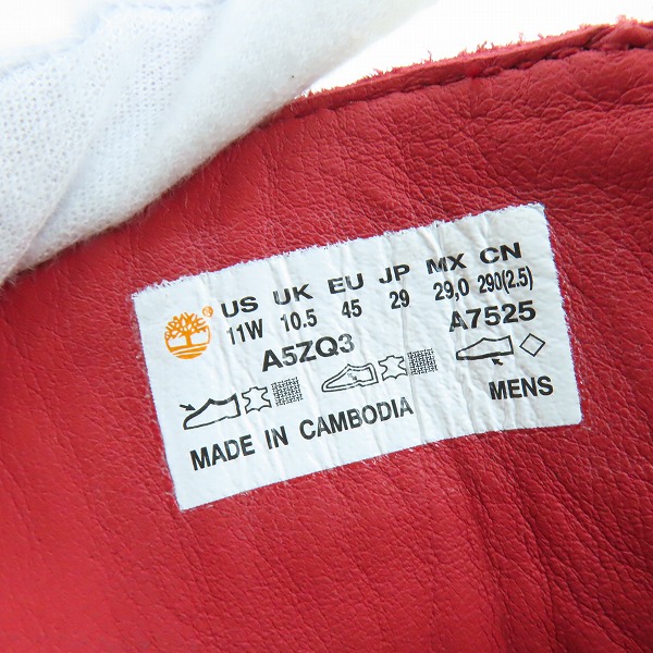 実際に弊社で買取させて頂いたTimberland×Bee Line/ティンバーランド×ビーライン 6INCH PREMIUM BOOTS/6インチ プレミアムブーツ TB0A5ZQ3/11Wの画像 5枚目