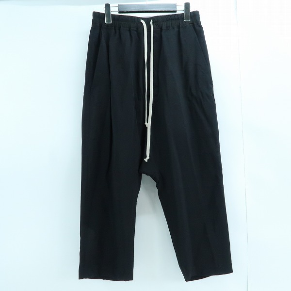 実際に弊社で買取させて頂いた【未使用】Rick Owens/リックオウエンス 17FW DRAWSTRING CROPPED RU17F8381-SS/48