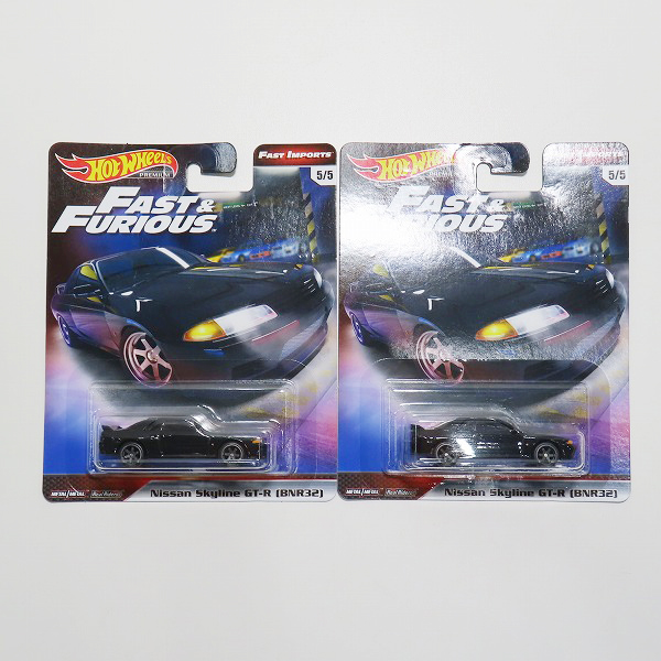 実際に弊社で買取させて頂いた【未開封】Hot Wheels/ホットウィール PREMIUM NISSAN SKYLINE GT-R BNR32 2点セット