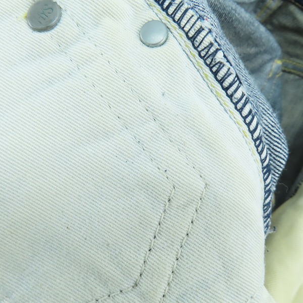 実際に弊社で買取させて頂いたHYSTERIC GLAMOUR/ヒステリックグラマー HRLR加工 デニムパンツ 0241AP12/28の画像 7枚目
