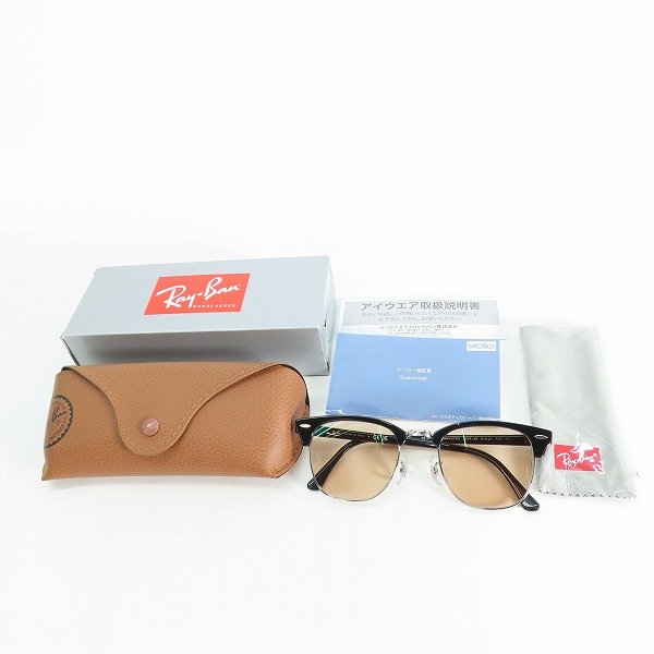 実際に弊社で買取させて頂いたRay-Ban/レイバン CLUB MASTER/クラブマスター サングラス/アイウェア RB3016 1354の画像 9枚目