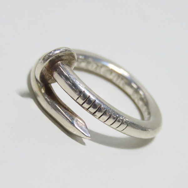 実際に弊社で買取させて頂いたCHROME HEARTS/クロムハーツ ネイルリング フラット CHプラス 13-14号