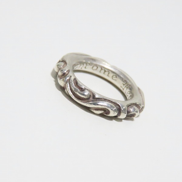 実際に弊社で買取させて頂いたCHROME HEARTS/クロムハーツ SCRL BAND/スクロールバンド リング/10-10.5号