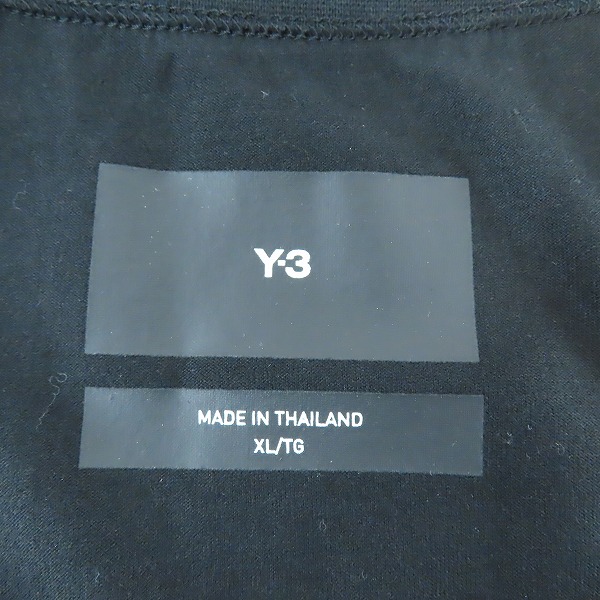 実際に弊社で買取させて頂いたY-3/ワイスリー ヨウジヤマモト×アディダス グラフィックス YY ショートスリーブ Tシャツ IQ2140/XLの画像 2枚目
