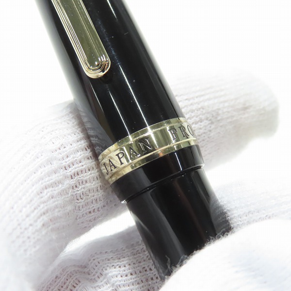 実際に弊社で買取させて頂いたSAILOR/セーラー PROFIT/プロフィット ペン先刻印 21K H-MF 万年筆の画像 5枚目