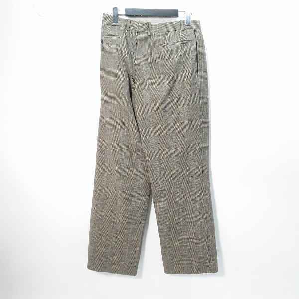 実際に弊社で買取させて頂いたChristian Dior monsieur/クリスチャンディオール ムッシュ チェック スラックスパンツ/A-5の画像 1枚目
