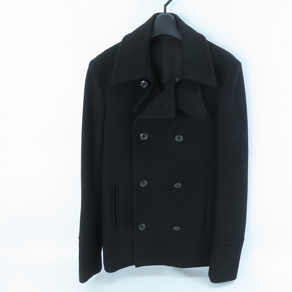 実際に弊社で買取させて頂いたATTACHMENT/アタッチメント ウールPコート ブラック/2