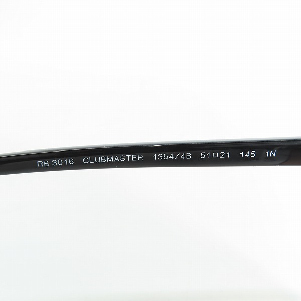 実際に弊社で買取させて頂いたRay-Ban/レイバン CLUB MASTER/クラブマスター サングラス/アイウェア RB3016 1354の画像 6枚目