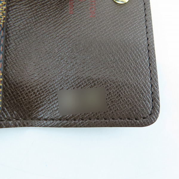 実際に弊社で買取させて頂いたLOUIS VUITTON/ルイ・ヴィトン ミュルティクレ4 ダミエ 4連 キーケース N62631の画像 6枚目