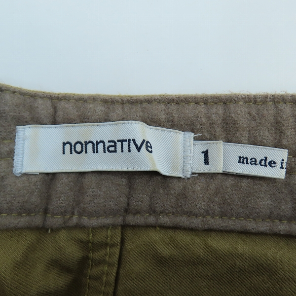実際に弊社で買取させて頂いたnonnative/ノンネイティブ DWELLER 5P JEANS COTTON CHINO チノパンツ ベージュ NN-P3417 /1の画像 2枚目