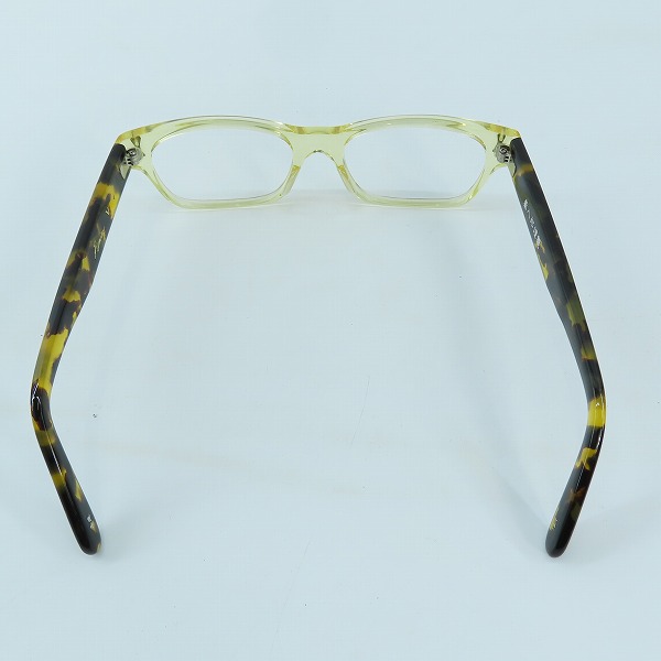 実際に弊社で買取させて頂いた泰八郎謹製/タイハチロウキンセイ 手造 Premier V/プレミア5 クリア/デミ柄 メガネフレーム/アイウェアの画像 2枚目