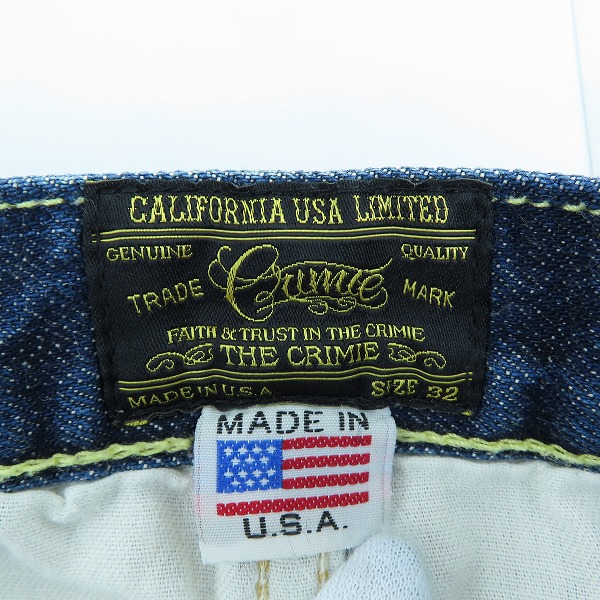 実際に弊社で買取させて頂いたTHE CRIMIE/クライミー デニムパンツ /32の画像 3枚目