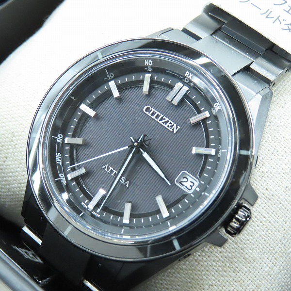 実際に弊社で買取させて頂いた【未使用】 CITIZEN/シチズン ATTESA/アテッサ  ソーラー 腕時計 H128-001R704
