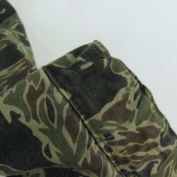 実際に弊社で買取させて頂いたHYSTERIC GLAMOUR/ヒステリックグラマー プリマロフト TIGER STRIPE タイガーストライプ モッズコート 0233AC03/Sの画像 8枚目