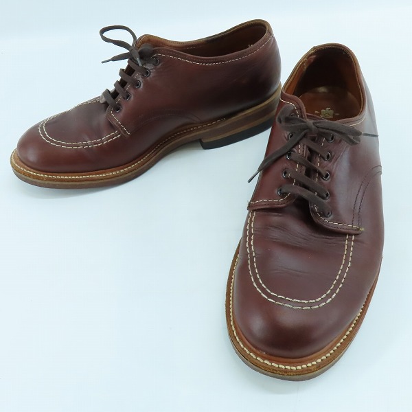 実際に弊社で買取させて頂いたALDEN/オールデン モックトゥブーツ INDY OXFORD/インディ オックスフォード 4002 8.5D