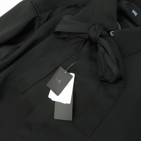 実際に弊社で買取させて頂いた【未使用】HARE/ハレ シルキー ナローボウタイSH HA020530AD/Fの画像 4枚目