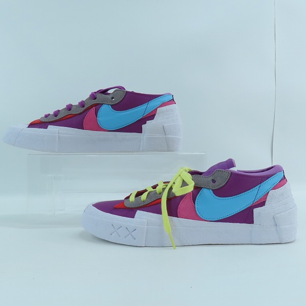 実際に弊社で買取させて頂いたNIKE×KAWS×SACAI/ナイキ×カウズ×サカイ BLAZER LOW/ブレーザーロー パープルダスク DM7901-500/28の画像 3枚目