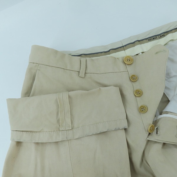 実際に弊社で買取させて頂いたHELMUT LANG/ヘルムートラング コットンパンツ/50の画像 2枚目