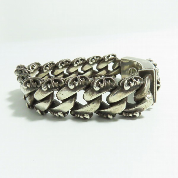 実際に弊社で買取させて頂いたA&G/エーアンドジー ファンシーチェーン リンクID ブレスレットの画像 4枚目