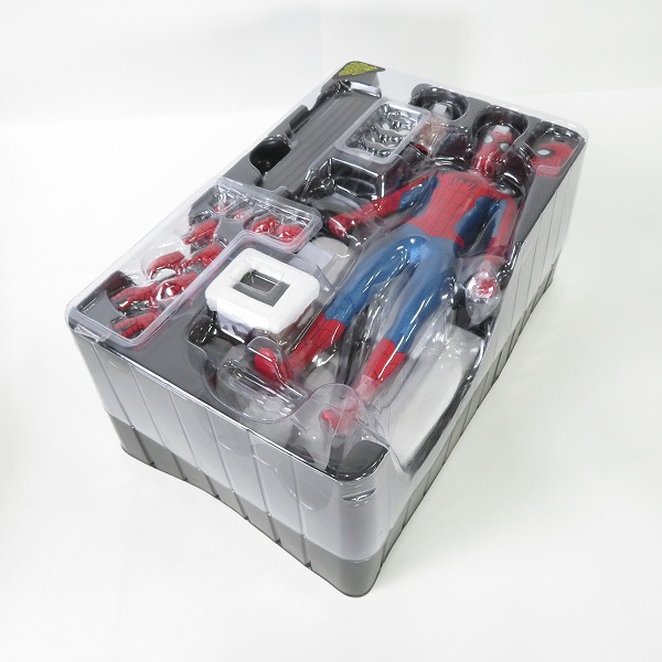 実際に弊社で買取させて頂いたホットトイズ スパイダーマン ノー・ウェイ・ホーム 1/6 スパイダーマン ニュー・レッド＆ブルースーツ DELUXE VERSION/MMS680の画像 7枚目