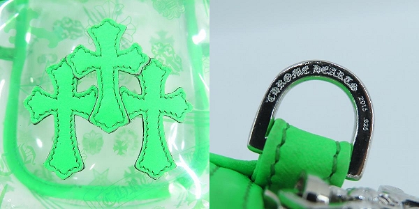 実際に弊社で買取させて頂いたCHROME HEARTS/クロムハーツ TAKA MINI/タカミニ ビニール ショルダーバッグの画像 5枚目