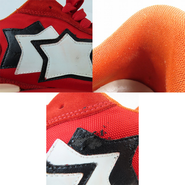 実際に弊社で買取させて頂いたATLANTIC STARS/アトランティックスターズ ANTARES/アンタレス レッド スニーカー FR-PR-LARB/40の画像 5枚目