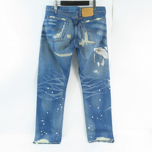 実際に弊社で買取させて頂いたLevi's/リーバイス VINTAGE CLOTHING 501XX 1966モデル SONIC CRUSH/ソニッククラッシュ 66501-0049/W34L36の画像 1枚目