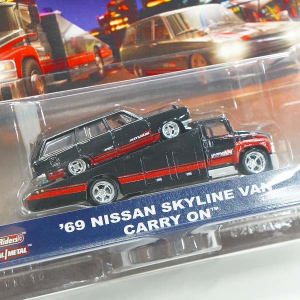 実際に弊社で買取させて頂いた【未開封】Hot Wheels/ホットウィール CAR CULTURE TEAM TRANSPORT 1969年 NISSAN SKILINE VAN CARRY ON #3 スカイラインの画像 2枚目