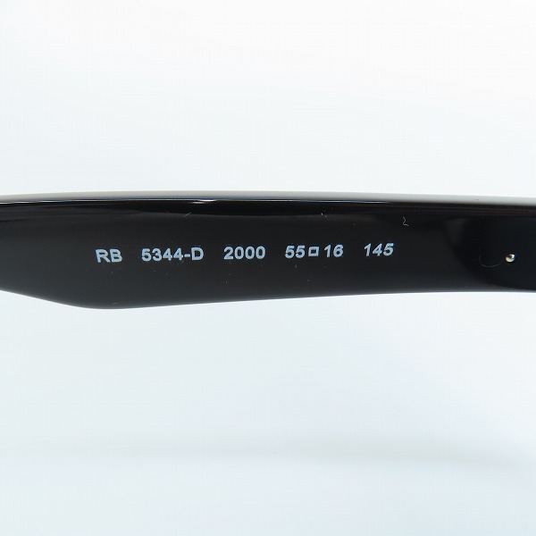 実際に弊社で買取させて頂いた(7)Ray-Ban/レイバン 眼鏡/メガネフレーム/アイウェア/サングラス RB5344-Dの画像 3枚目
