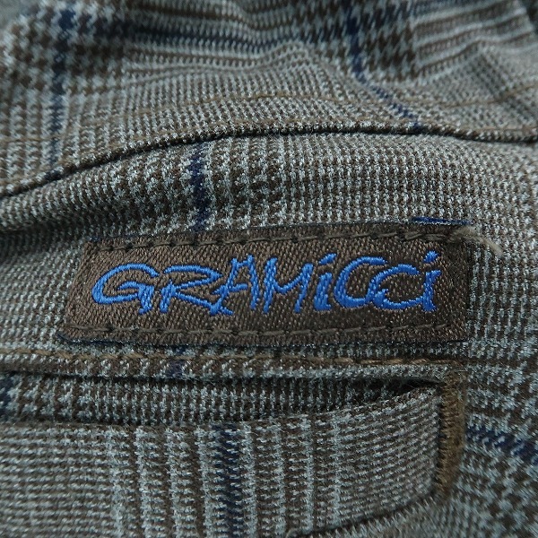 実際に弊社で買取させて頂いたGRAMICCI/グラミチ BEAMS別注 チェック柄 ユーティリティパンツ ダークブラウン系 GMP-19F1183 /Mの画像 6枚目