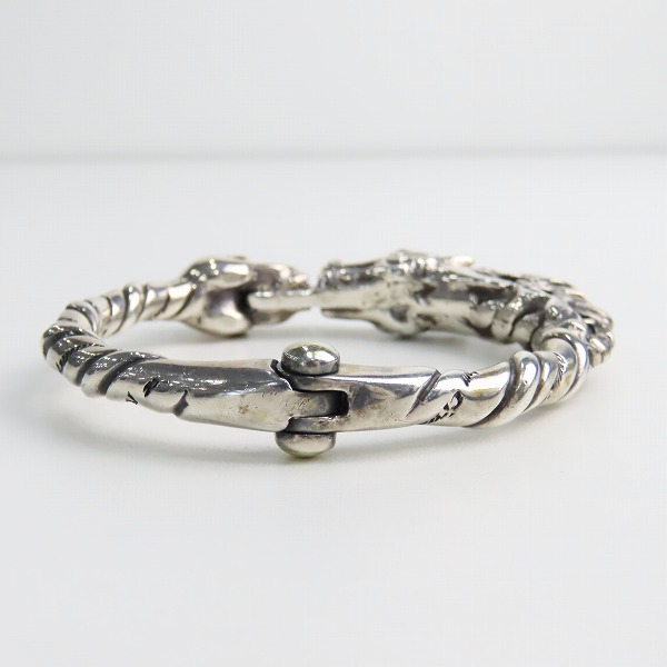 実際に弊社で買取させて頂いた【ギャラ付】BWL/ビルウォールレザー Twisted Bangle Horse/ツイステッドバングル ホース スカル ゴールドサダーの画像 3枚目