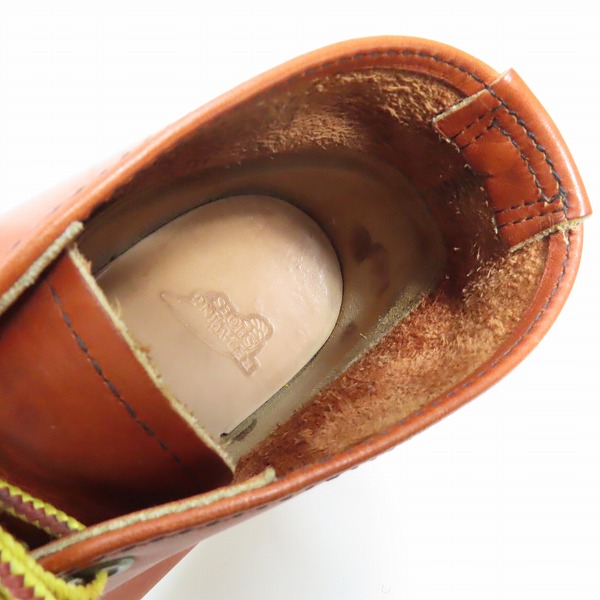 実際に弊社で買取させて頂いたRED WING/レッドウイング WORK CHUKKA チャッカブーツ 8595/9.5Dの画像 4枚目