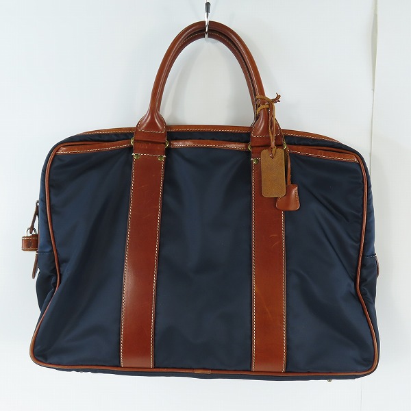 実際に弊社で買取させて頂いたFelisi/フェリージ 1882 レザー切り替え ナイロン ブリーフ バッグの画像 1枚目