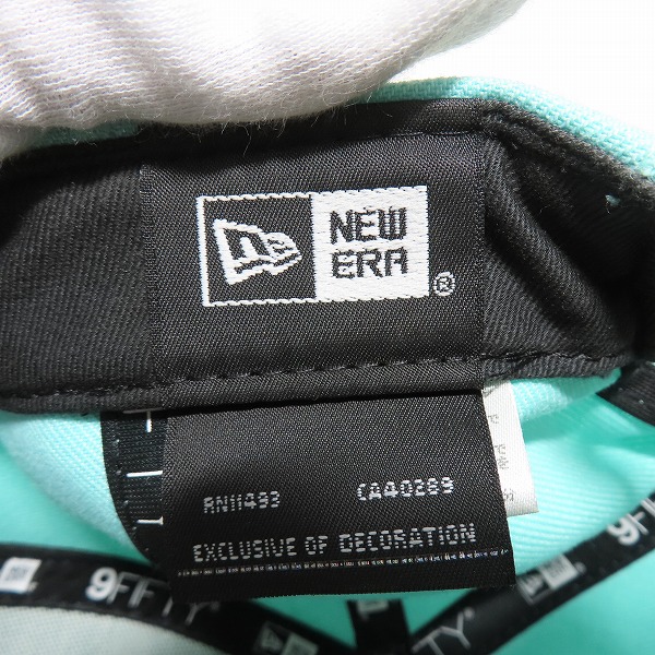 実際に弊社で買取させて頂いたF.C.R.B.×NEWERA/FCレアルブリストル×ニューエラ BRISTOL EMBLEM LOGO 6panel Cap キャップ ライトブルー系の画像 5枚目