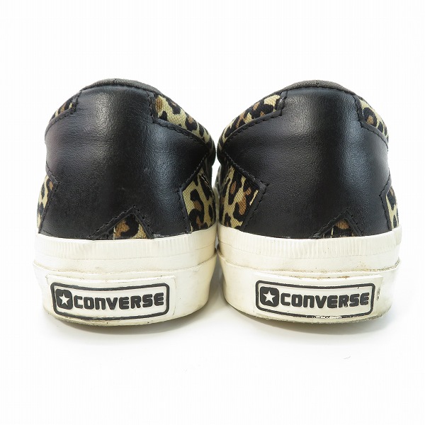 実際に弊社で買取させて頂いたCONVERSE/コンバース SKIDGRIP レオパード柄 スリップオン 1CL700/26.0の画像 1枚目