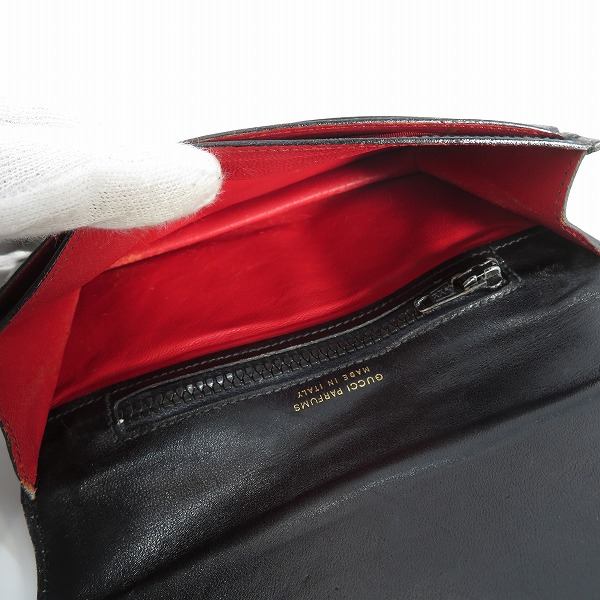 実際に弊社で買取させて頂いたGUCCI/グッチ オールドグッチ シェリーライン 財布/小銭入れの画像 4枚目