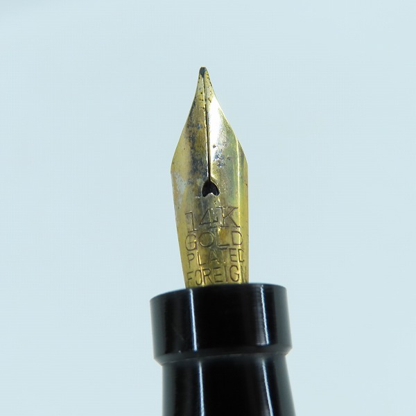 実際に弊社で買取させて頂いた【ノーブランド扱い】 FOREIGN ペン先14K gold plated/コンパス付き ヴィンテージ万年筆の画像 5枚目