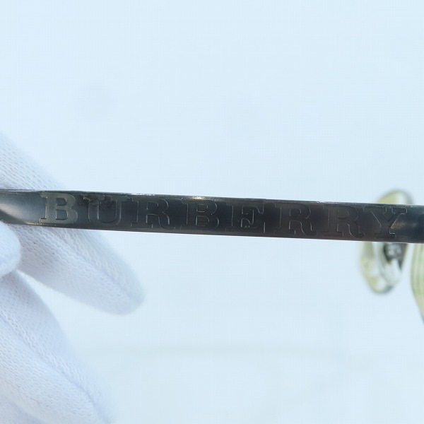 実際に弊社で買取させて頂いたBURBERRY/バーバリー サイドロゴデザイン メガネフレーム アイウェア BB-7722の画像 5枚目