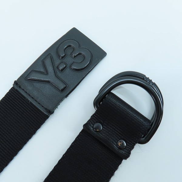 実際に弊社で買取させて頂いたY-3/ワイスリー adidas/アディダス×Yohji Yamamoto/ヨウジヤマモト ロゴ刺繍 ベルト/Lの画像 1枚目