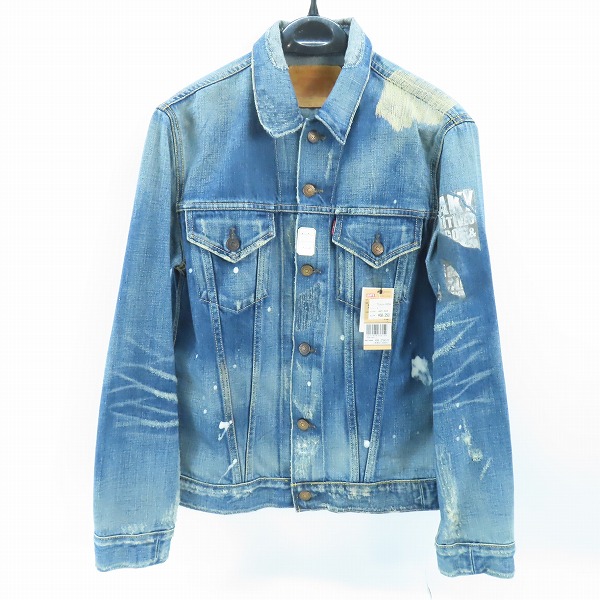 実際に弊社で買取させて頂いた【未使用】Levi's/リーバイス SONIC CRUSH/ソニッククラッシュ トラッカージャケット 70505-0034/40